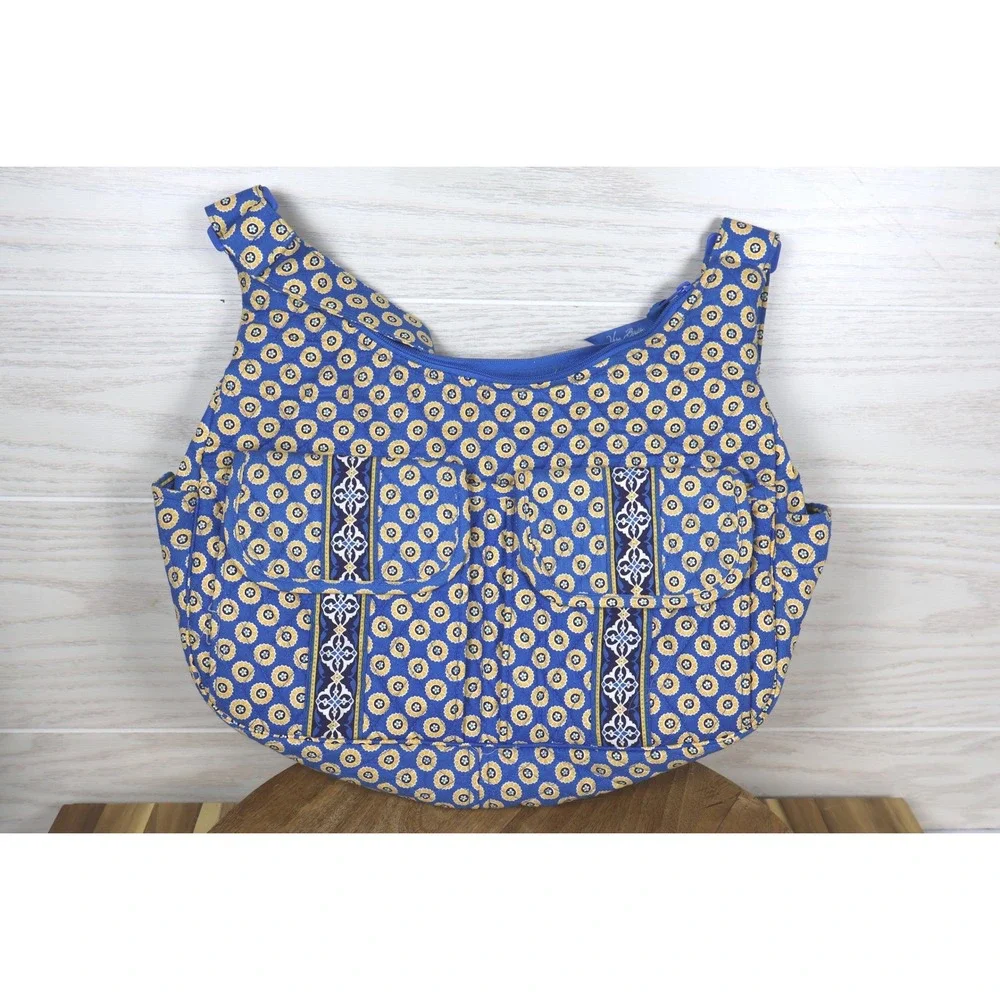 Vera Bradley Riviera Blue Cargo Sling Bag Retired Print NWOT